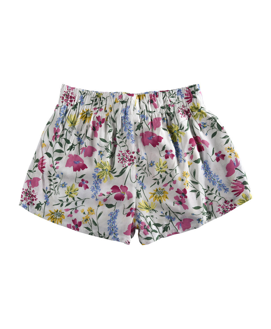 Falda short viscosa