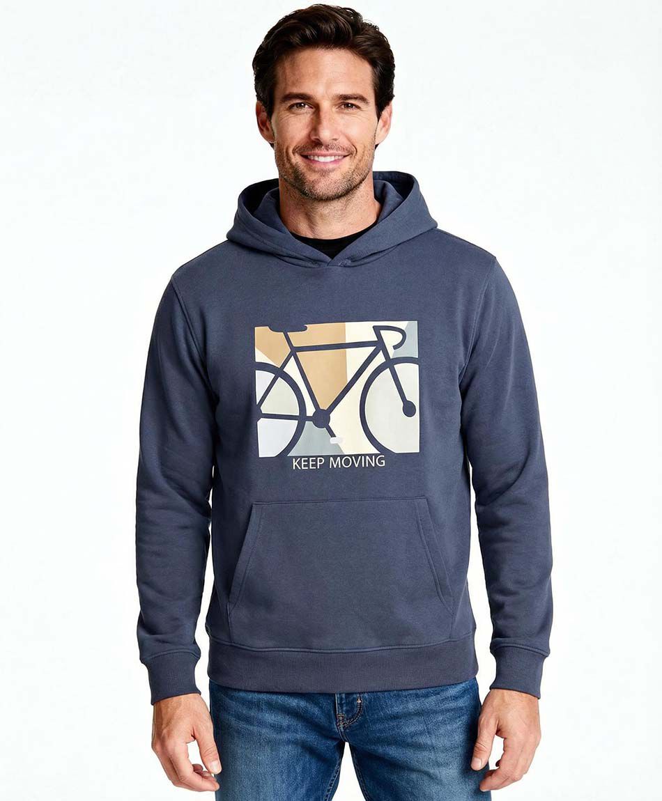 Buzo hombre estampado bicicleta