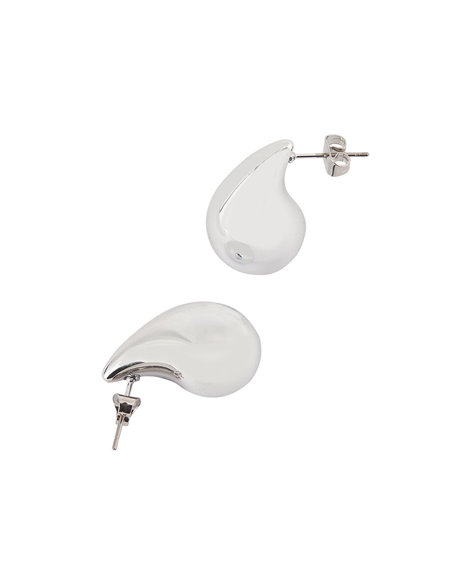 Aros mujer gota silver