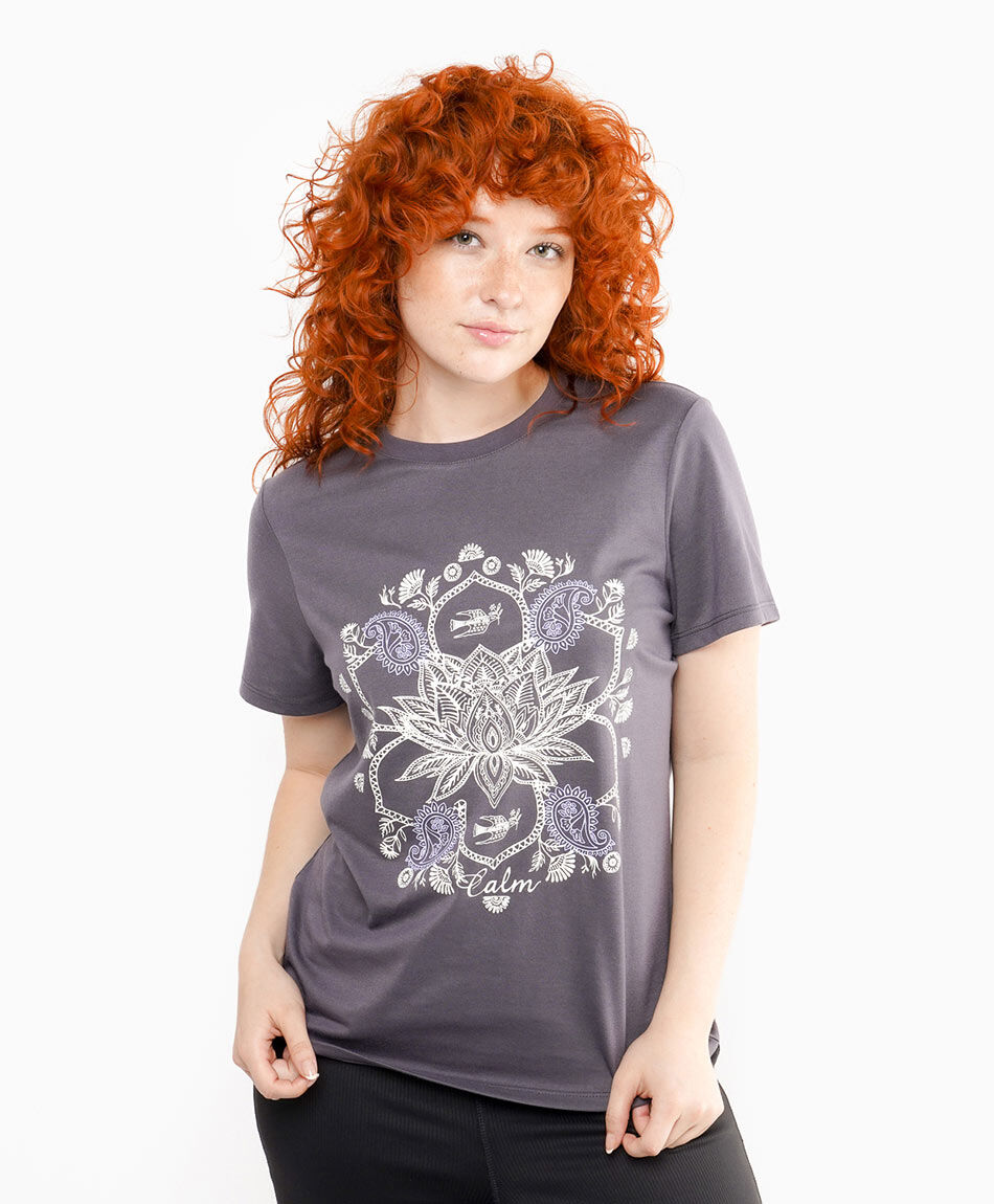 Remera mujer mandala estampada