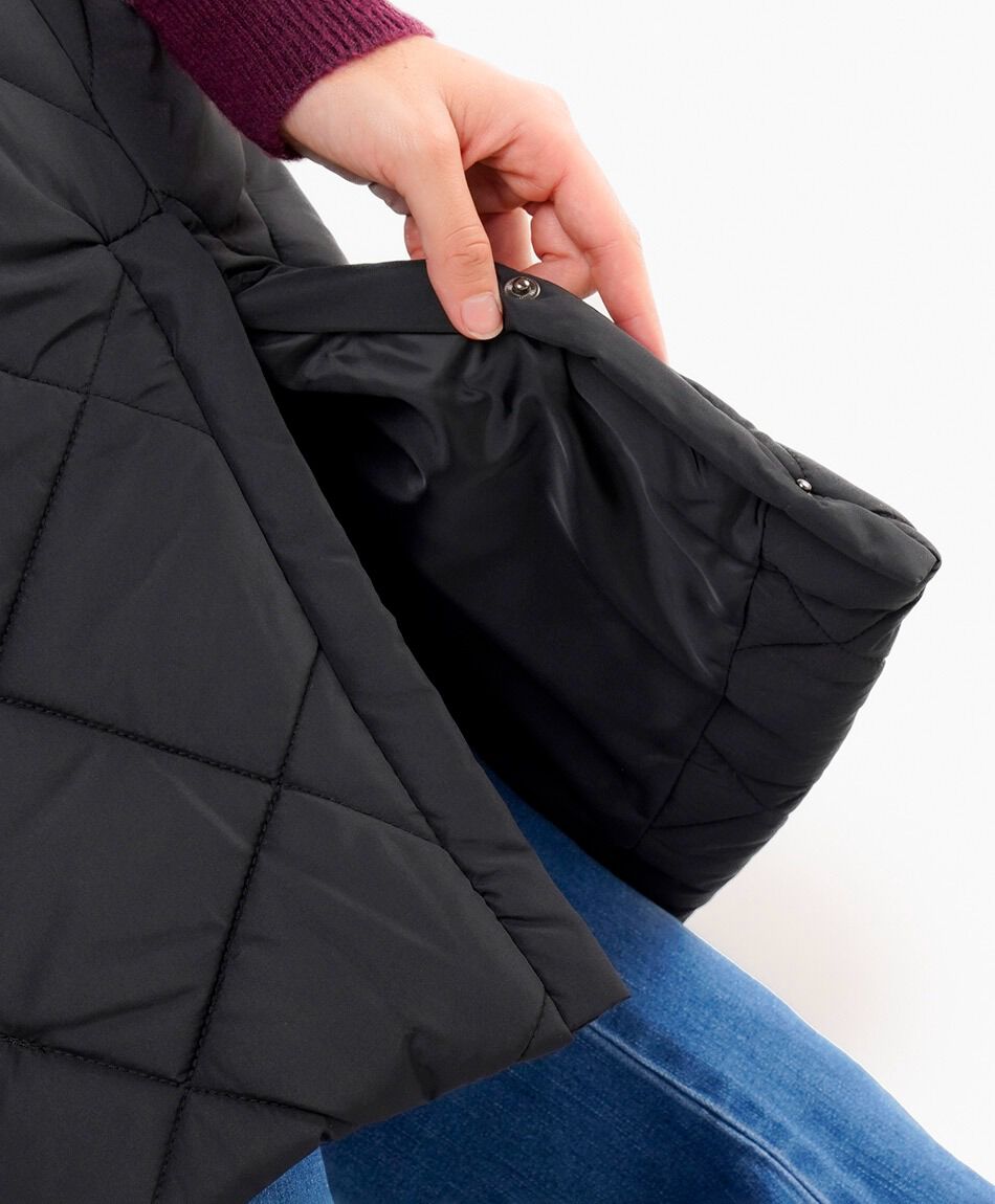 Parka mujer larga sin mangas