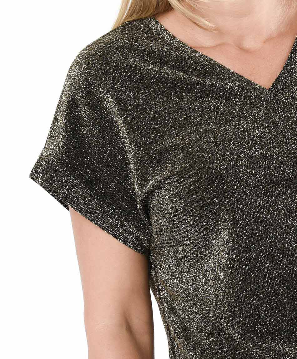 Remera mujer brillante