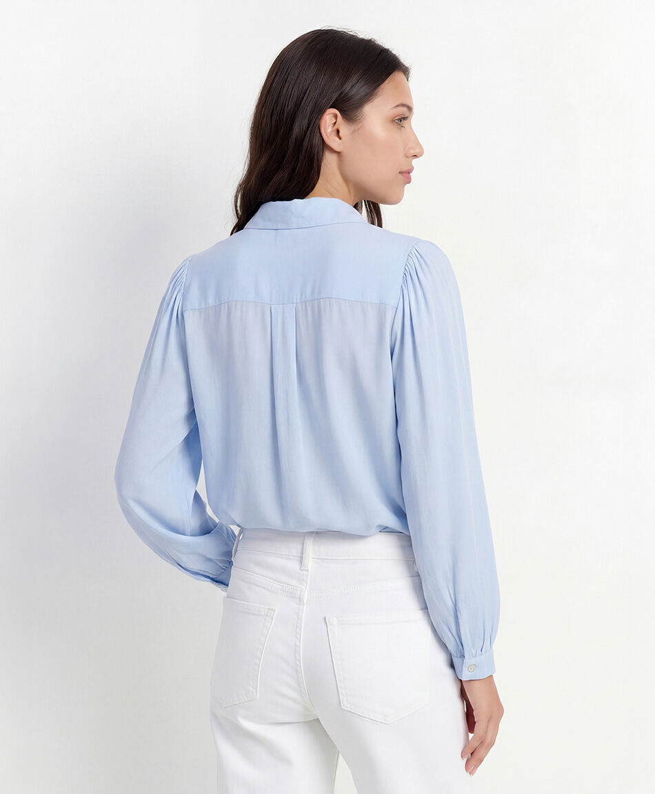 Camisa mujer camisera lisa