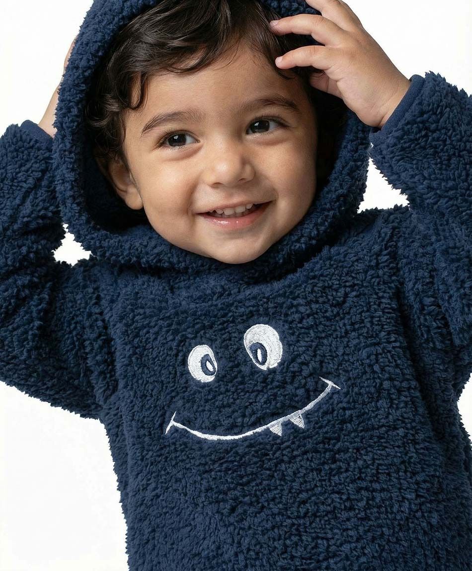 Buzo beb&eacute; sherpas blue