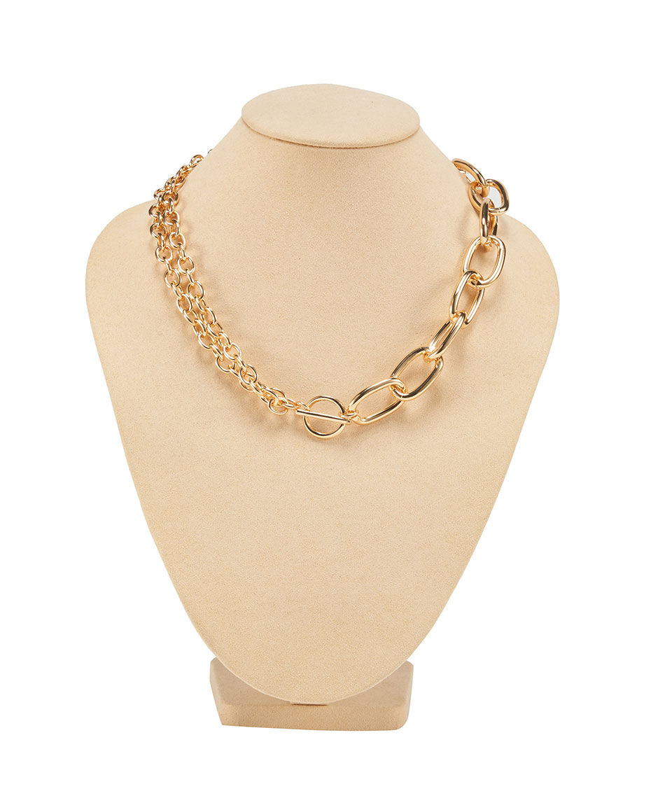 Collar mujer mix cadenas