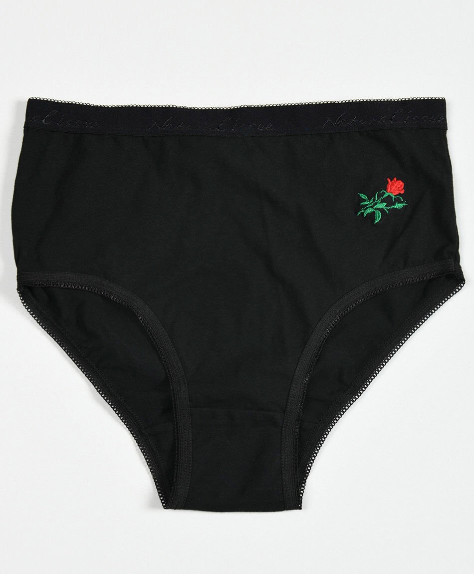 Bombacha mujer bordado flor