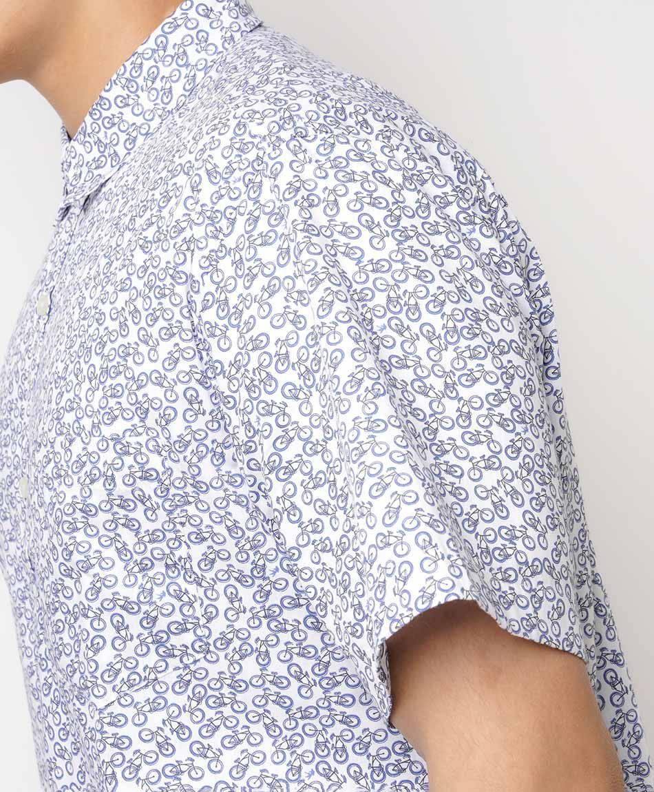 Camisa hombre estampado bicicletas