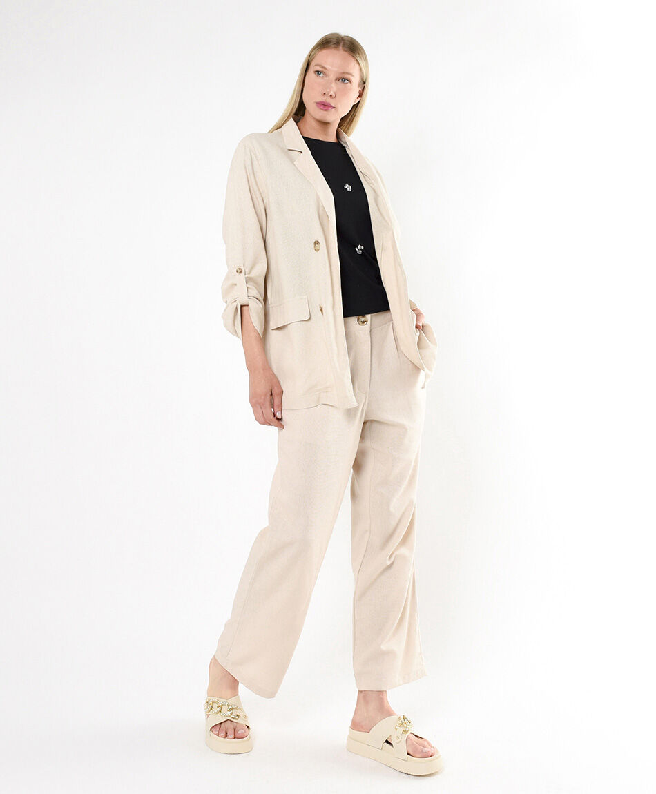 Blazer mujer botones