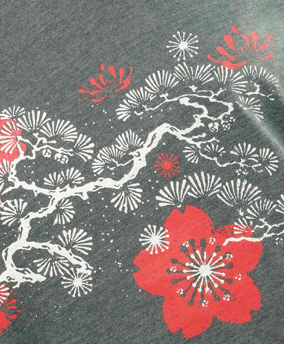 Remera mujer jardin japones