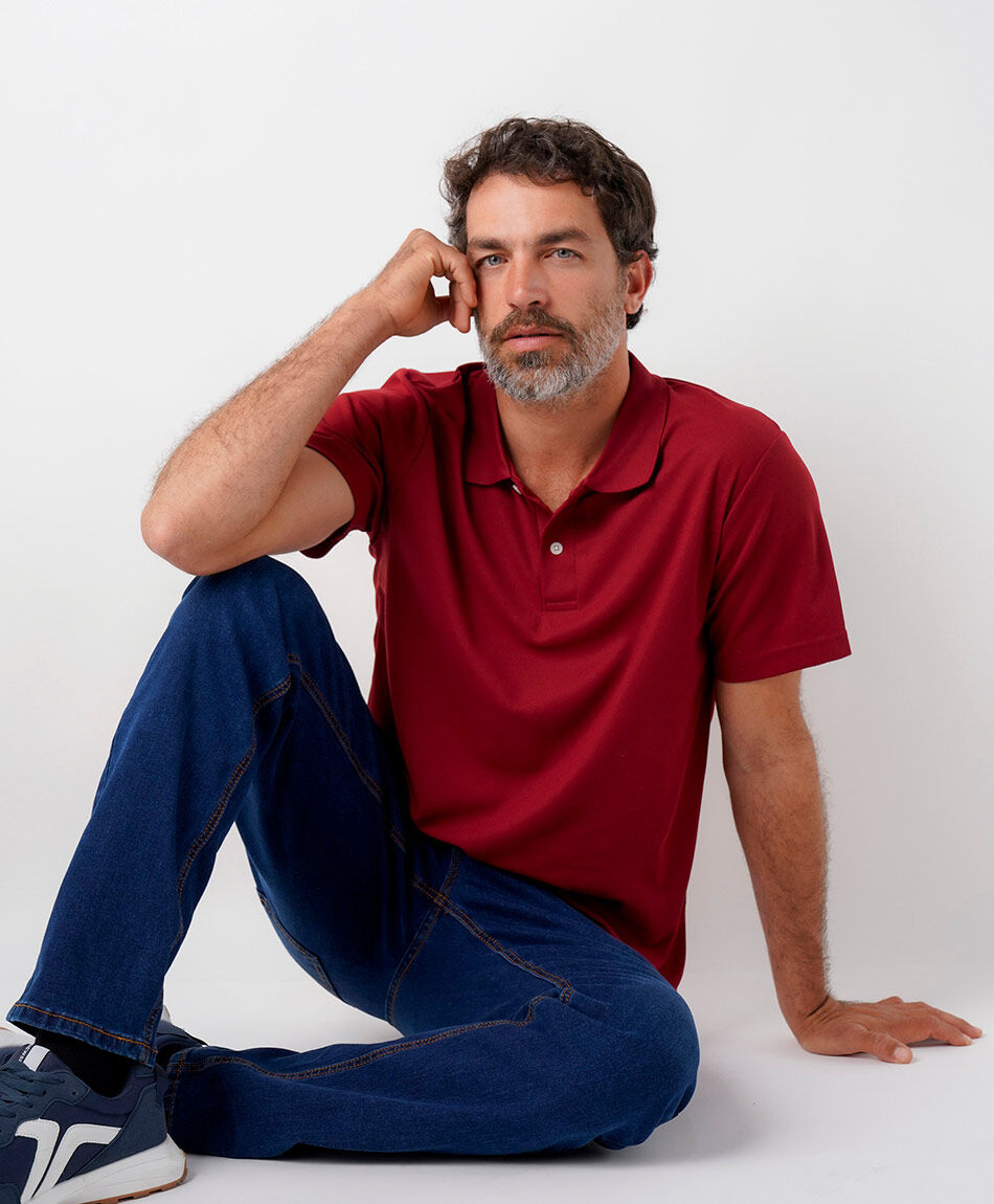 Remera hombre piqu&eacute; colores dry fit
