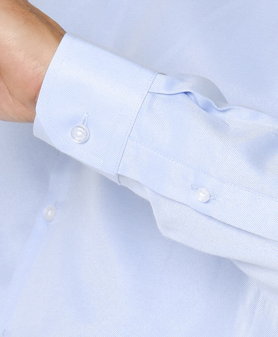 Camisa hombre celeste manga larga