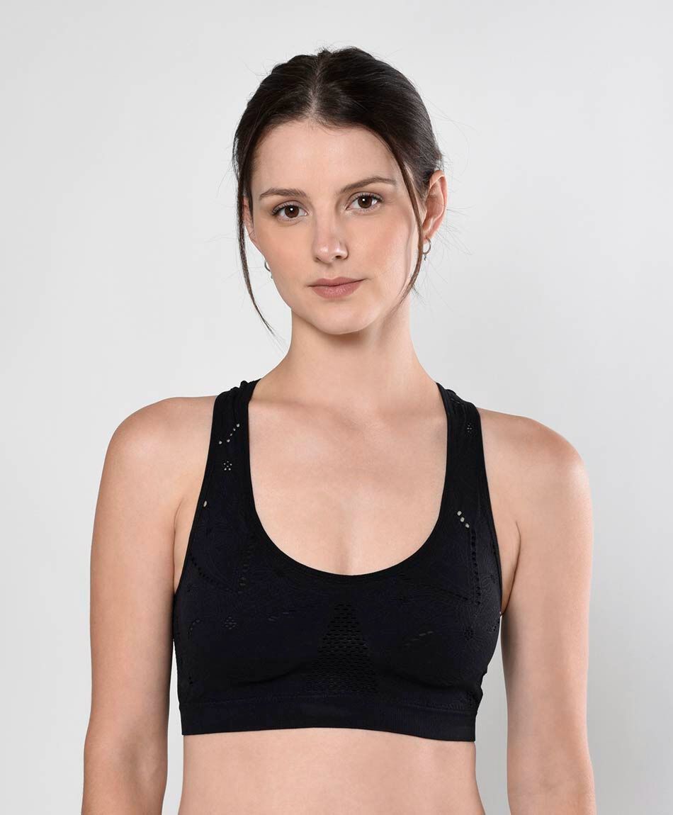 Top mujer seamless&nbsp;calado