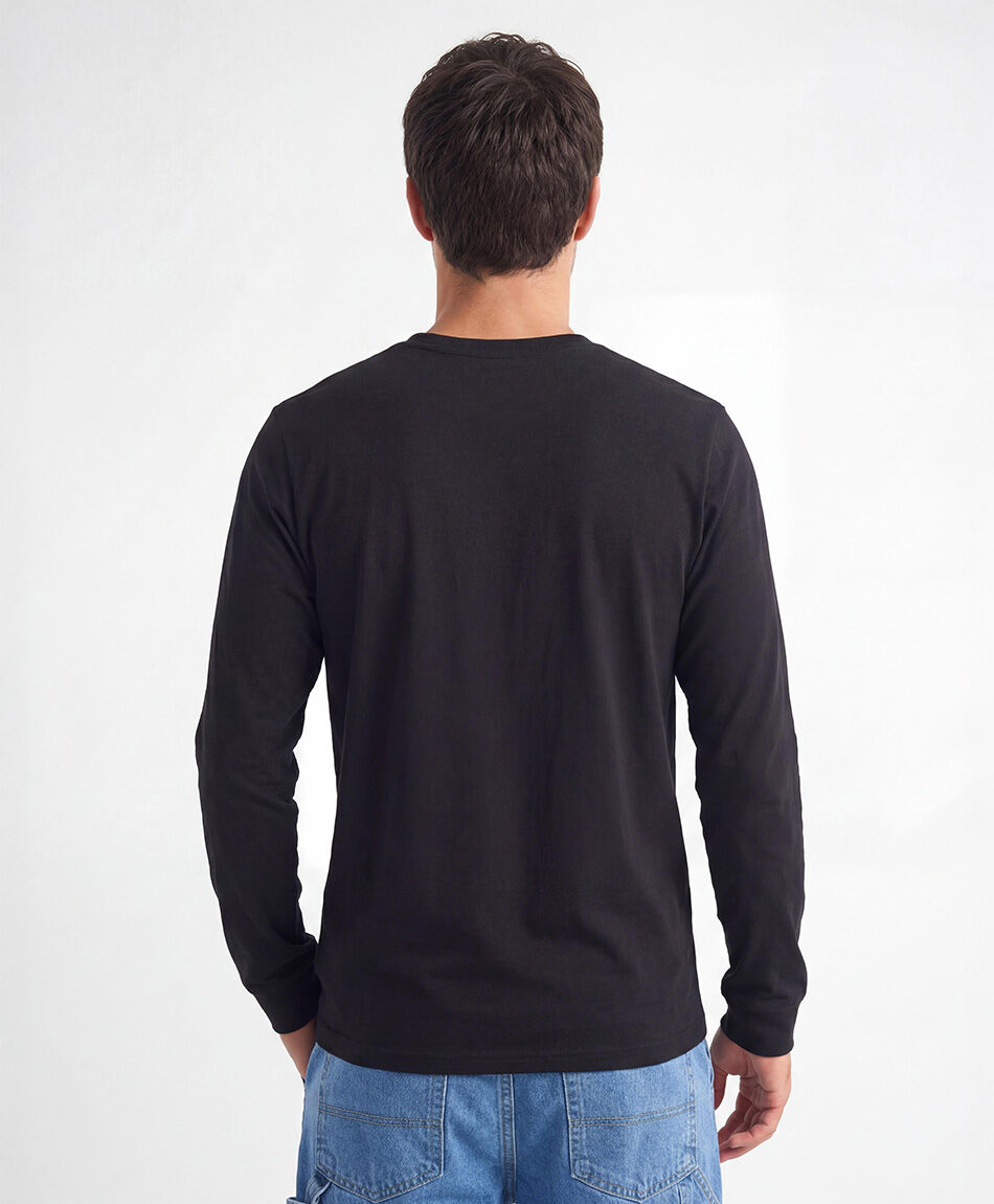 Remera hombre manga larga b&aacute;sica