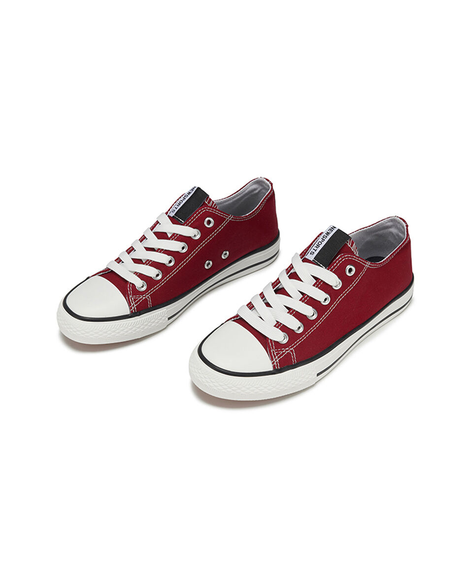 Zapatilla mujer canvas roja