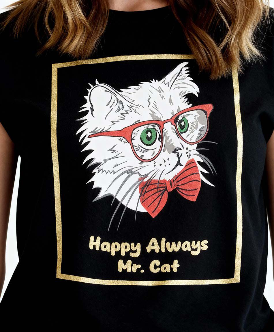 Pijama mujer capri gato escoc&eacute;s