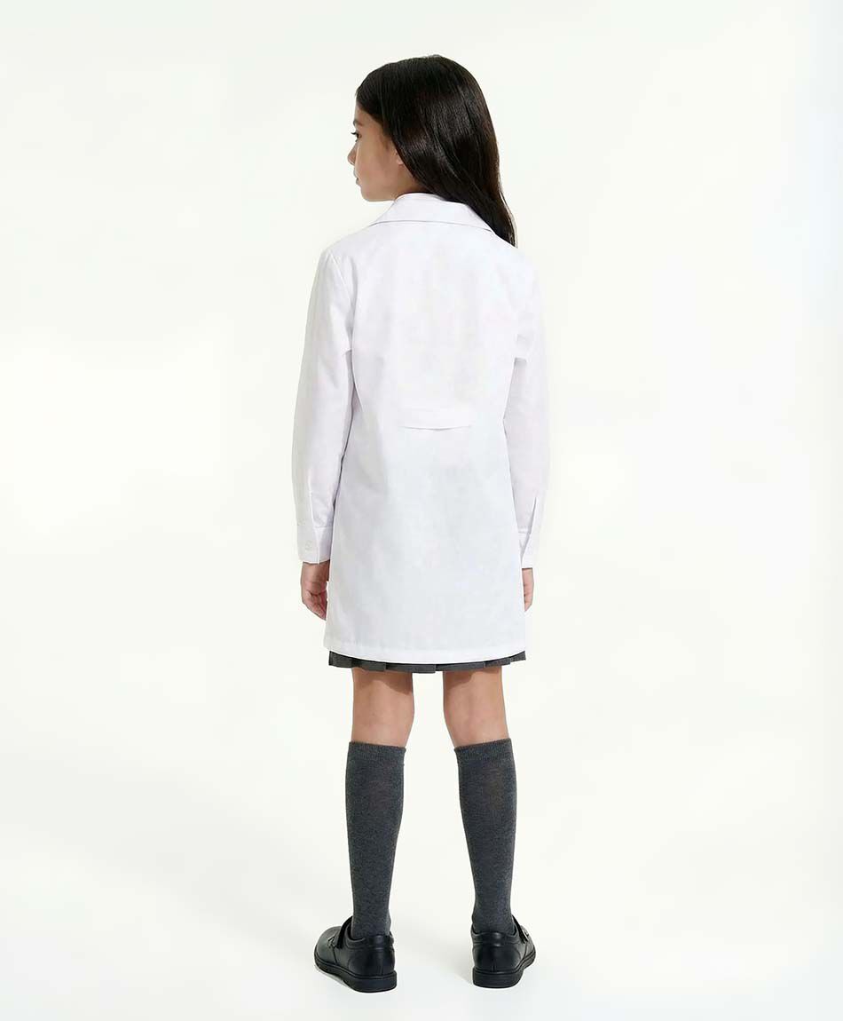 Delantal escolar blanco