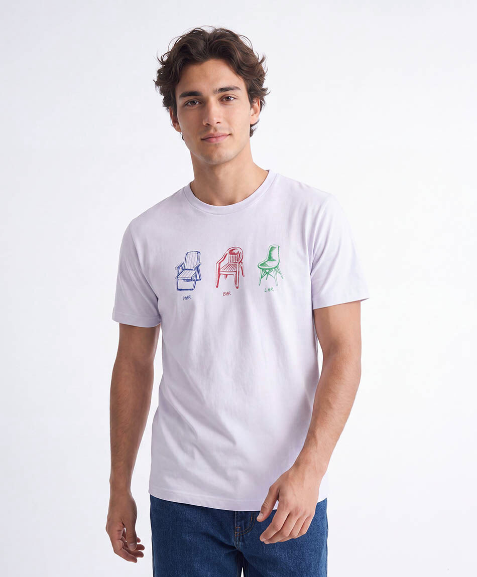 Remera hombre sillas