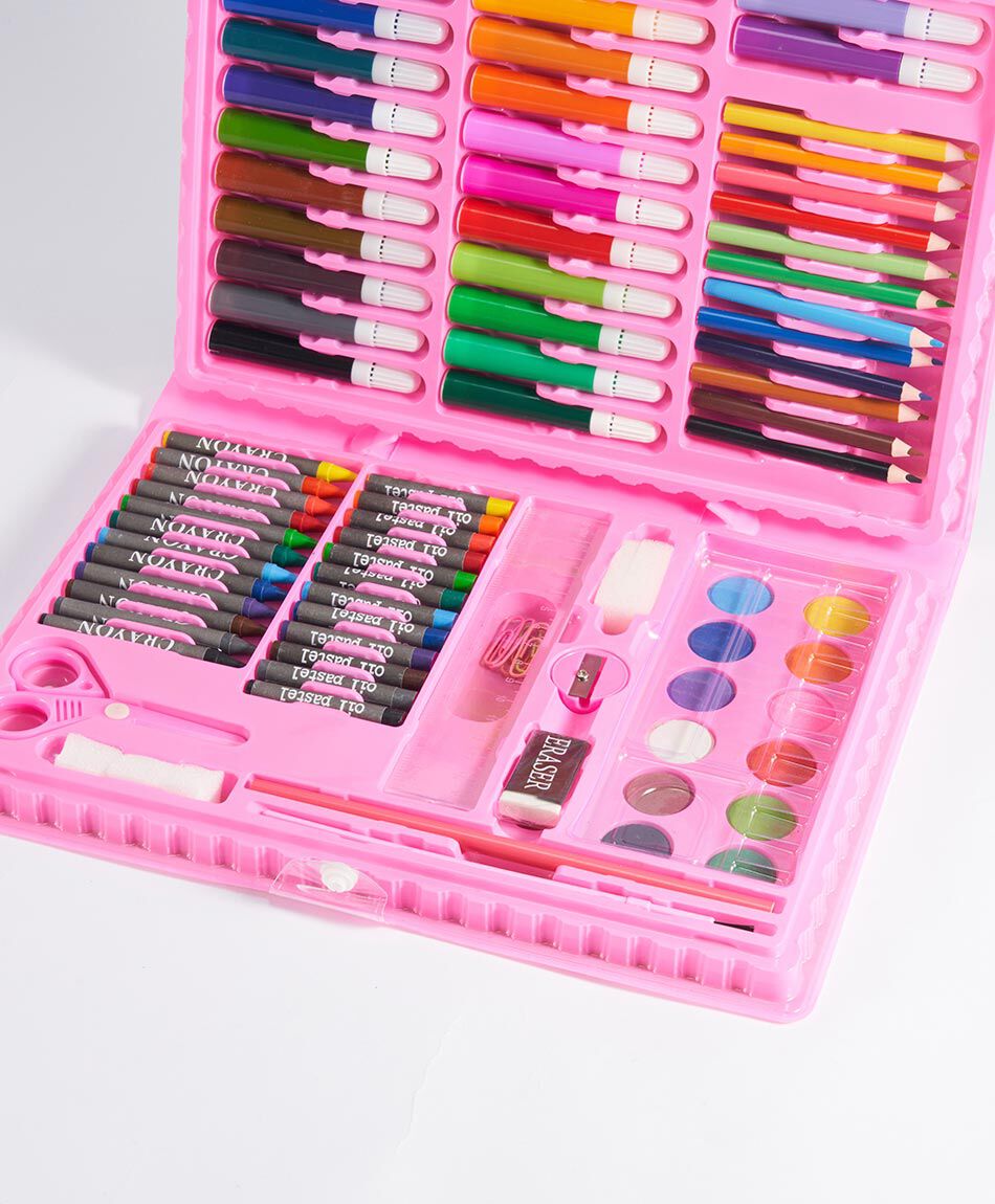 Maleta l&aacute;pices escolar unicornios