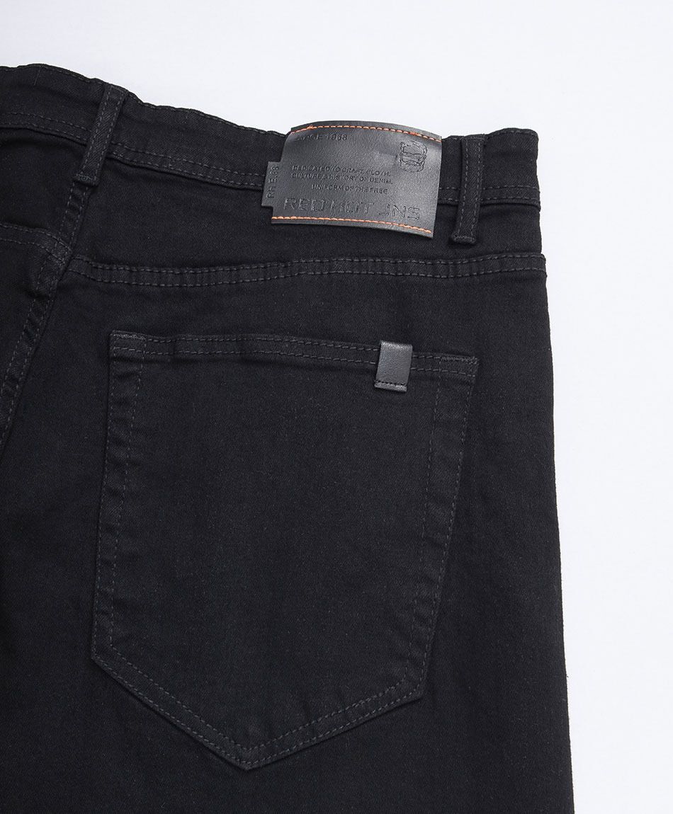 Jeans hombre negro straight