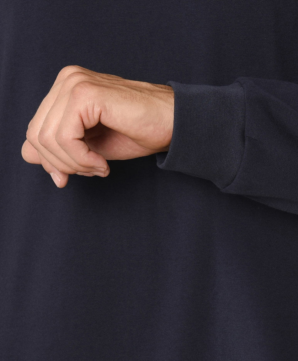 Remera hombre lisa manga larga