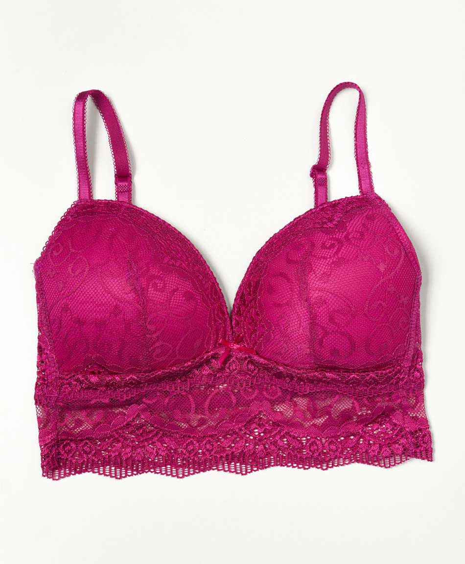 Bralette mujer encajes dise&ntilde;o colores