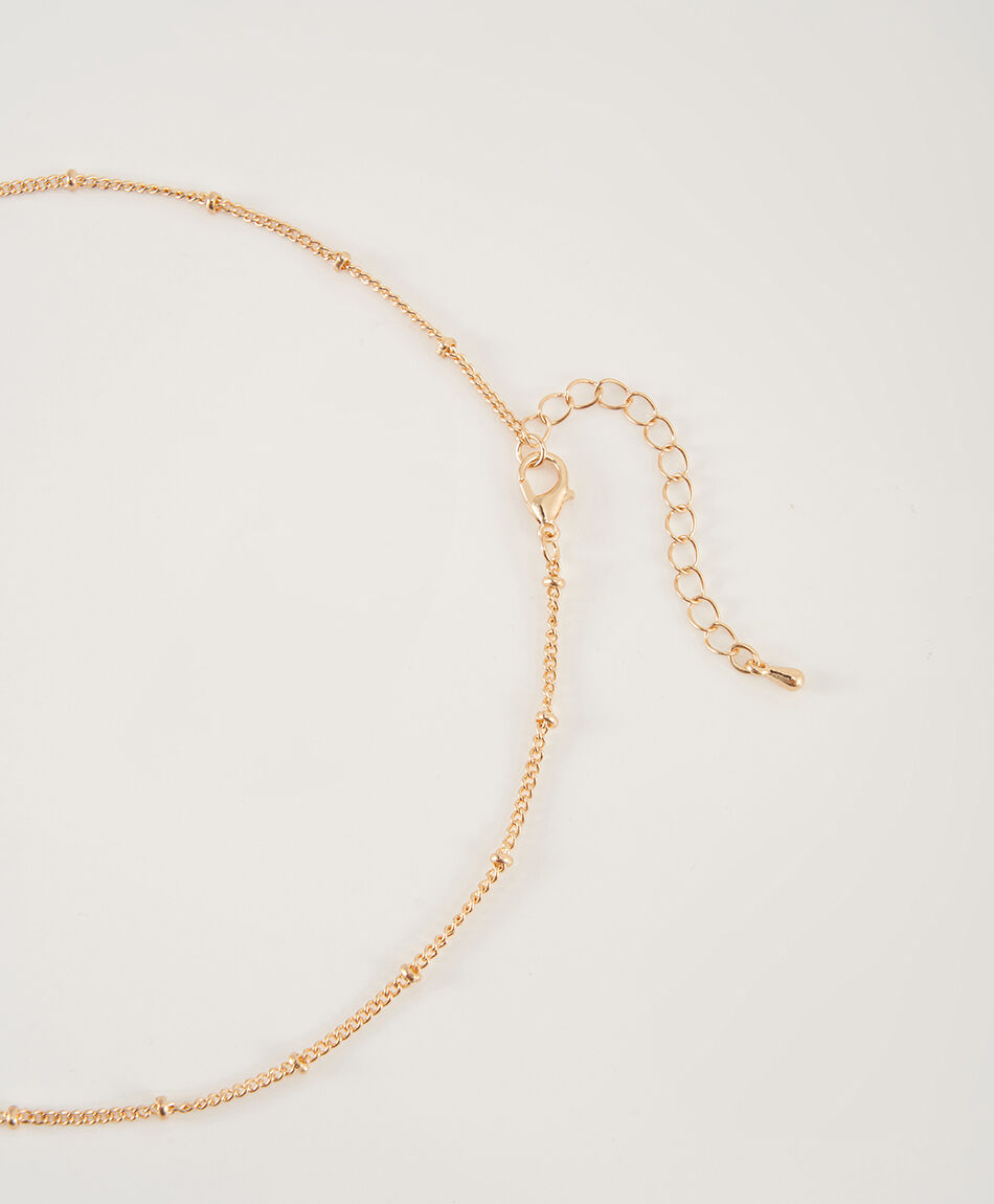Set collar mujer flores gold