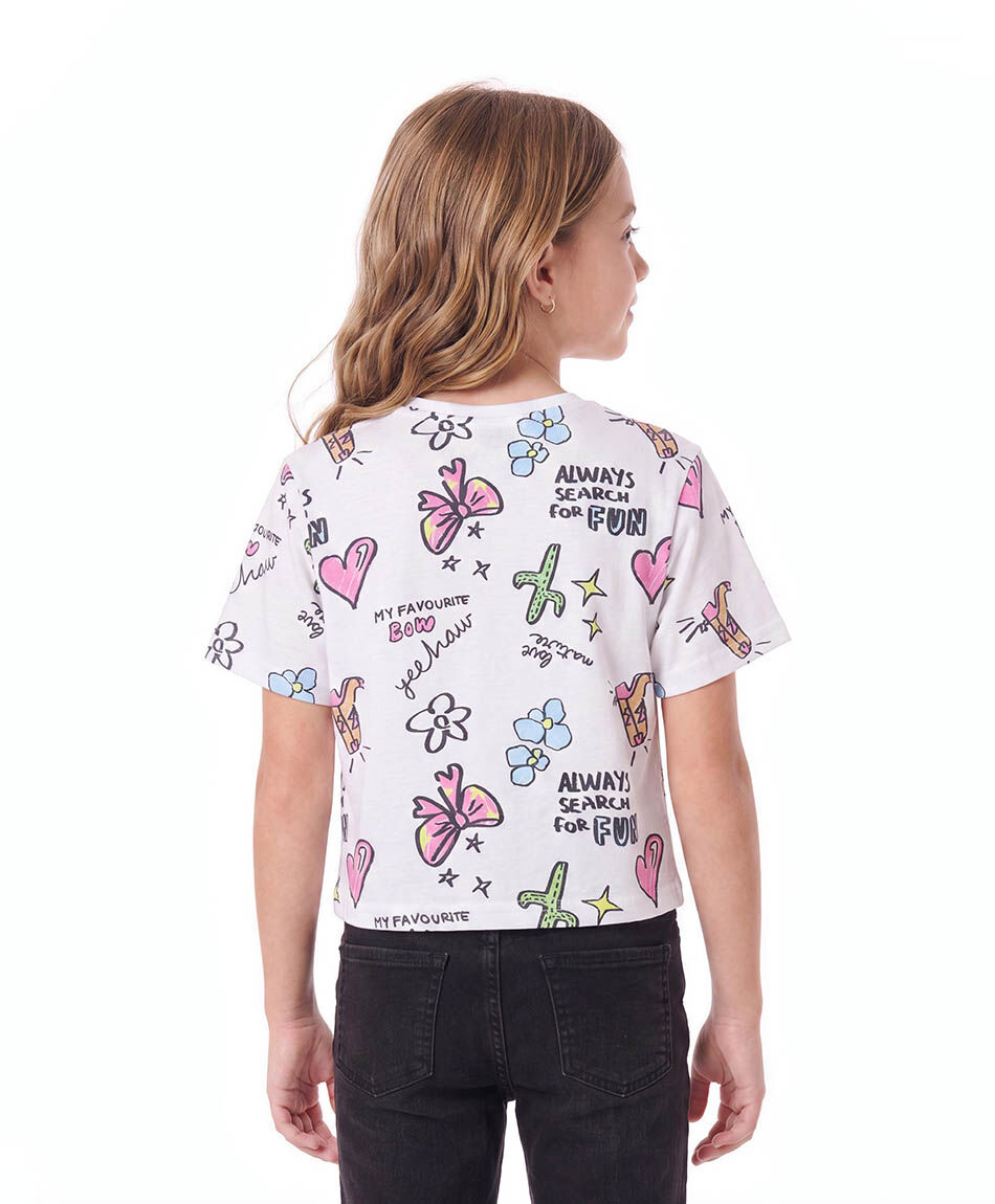Remera ni&ntilde;a dibujos