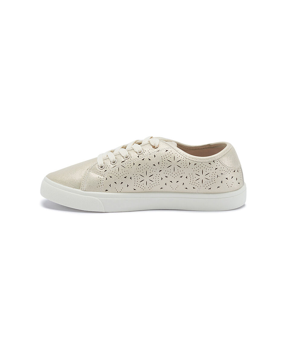 Zapatilla mujer aperlada