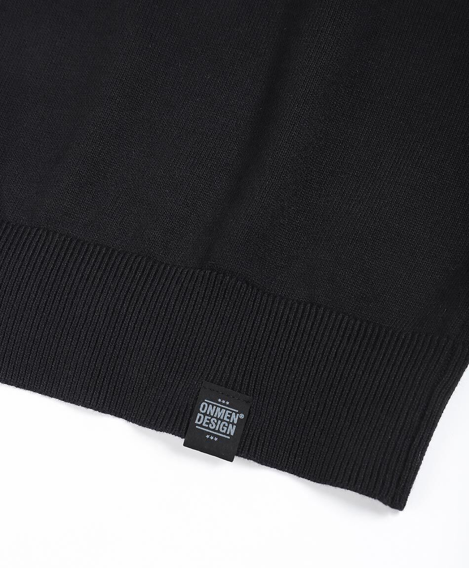 Sweater hombre sin mangas negro