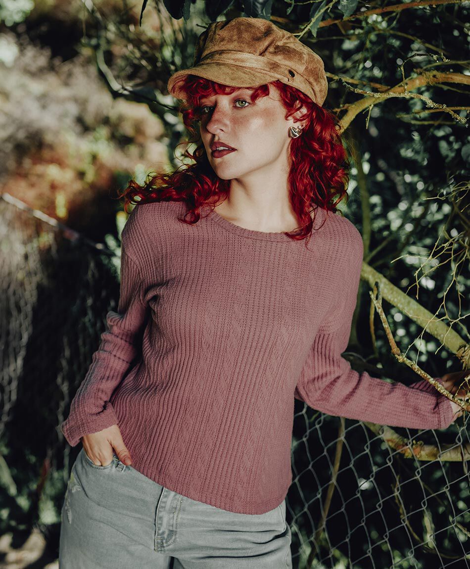 Sweater mujer trencitas