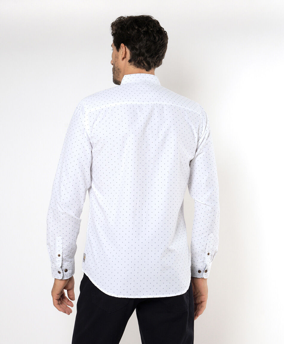 Camisa hombre bicolor