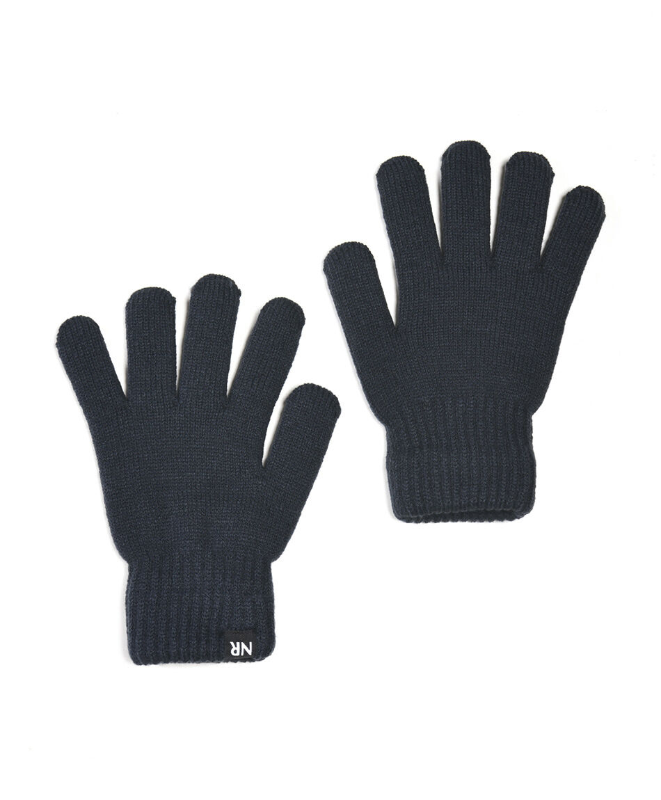 Guantes hombre azul oscuro