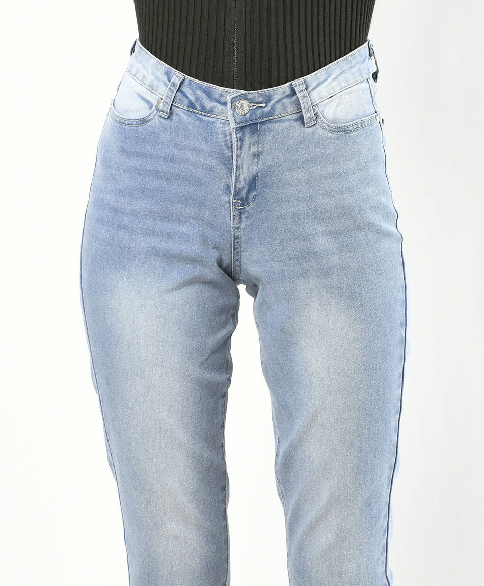 Jeans mujer basta oscura skinny fit