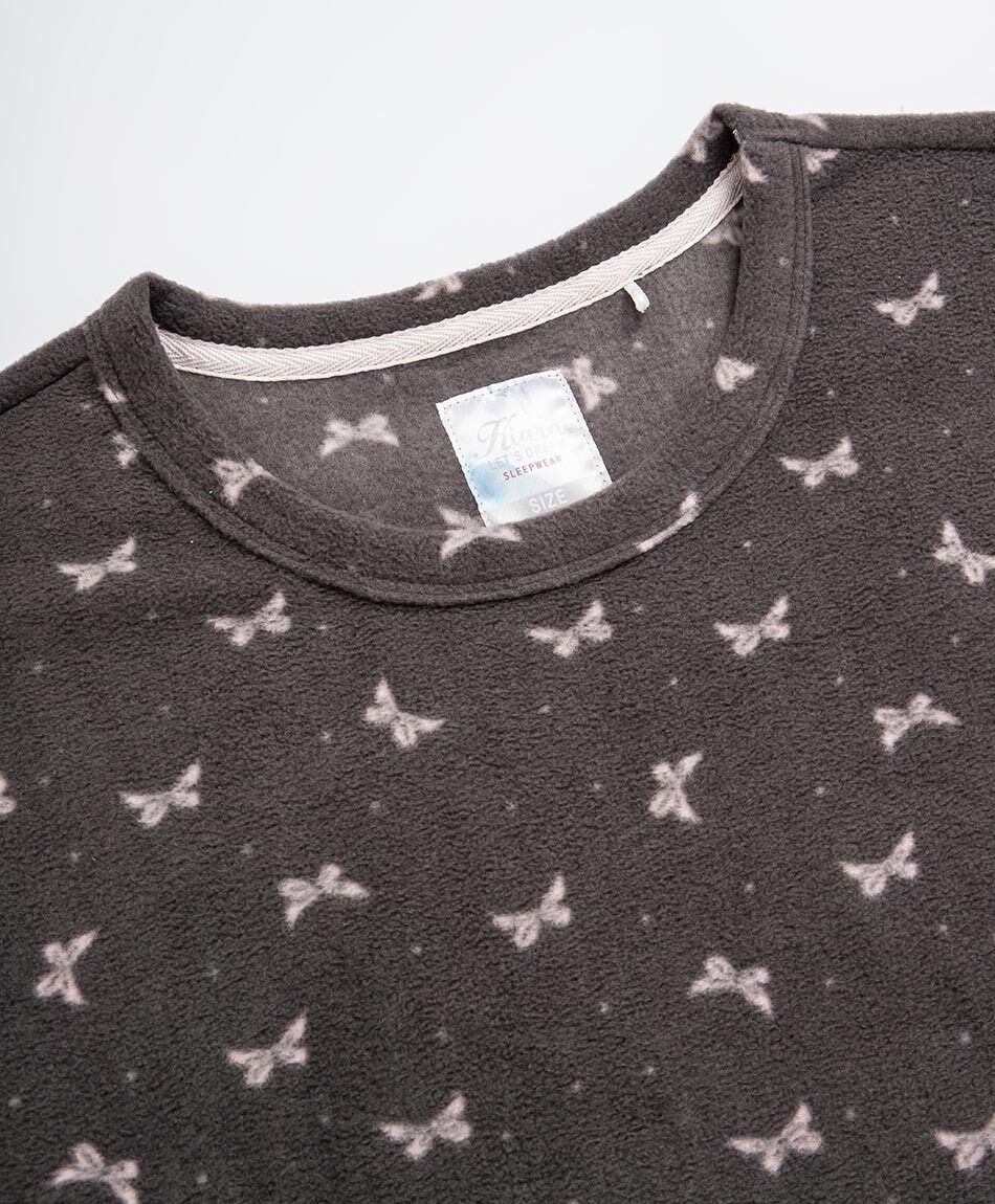 Pijama mujer polar cintas