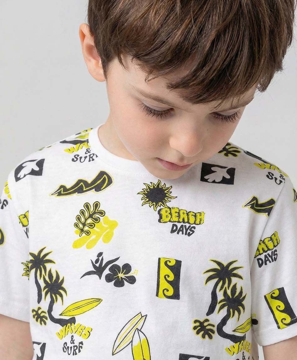 Remera ni&ntilde;o mix playa