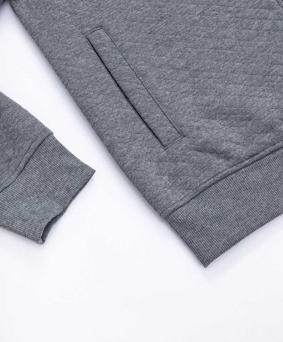 Campera hombre bomber gris