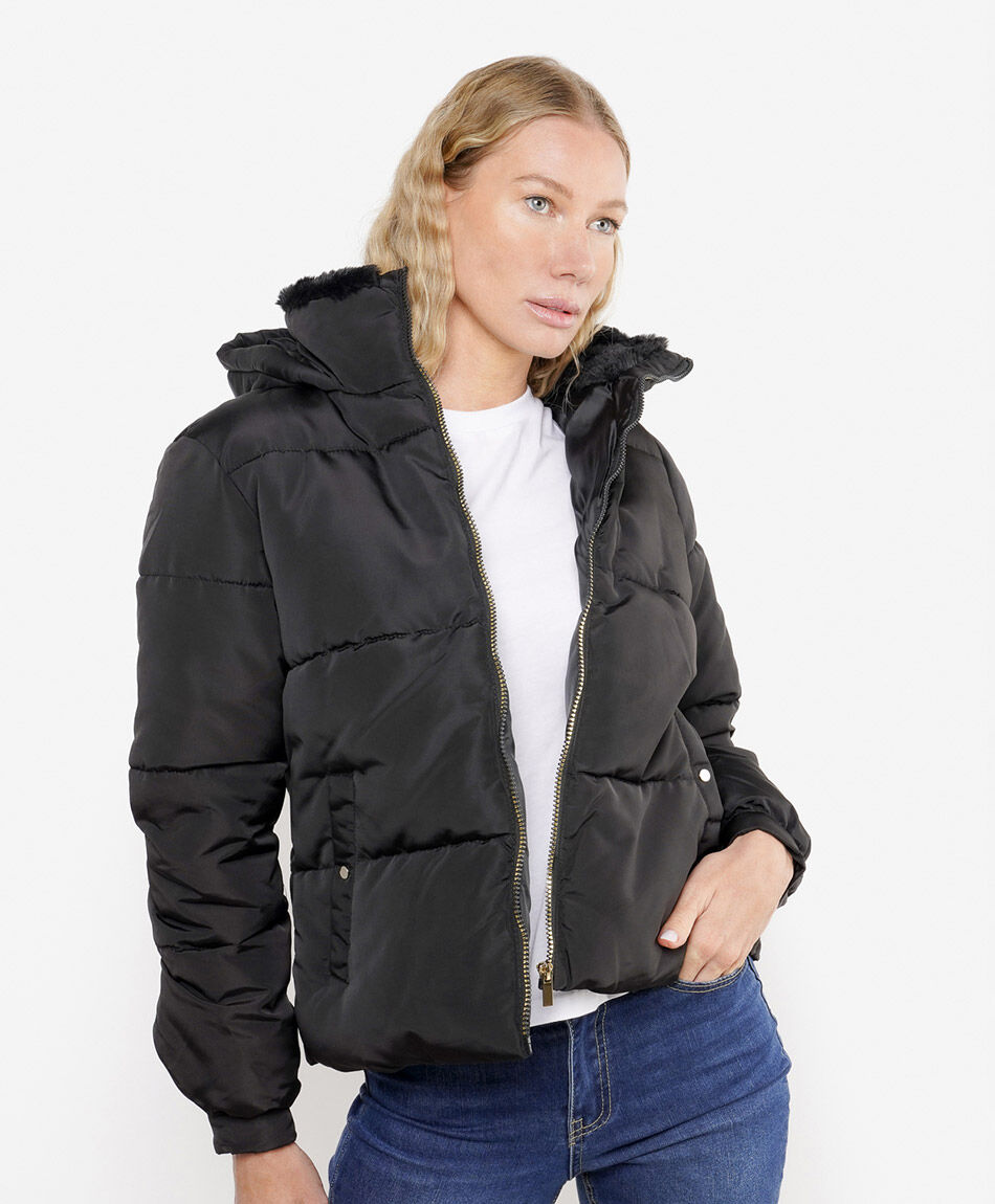 Parka mujer forrada pelos