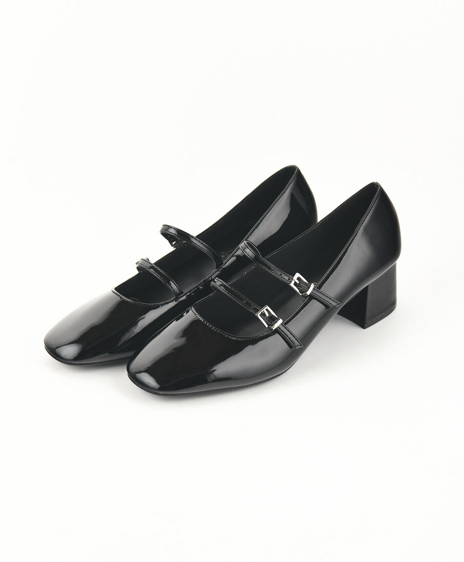 Zapato mujer estilo mary jane negro