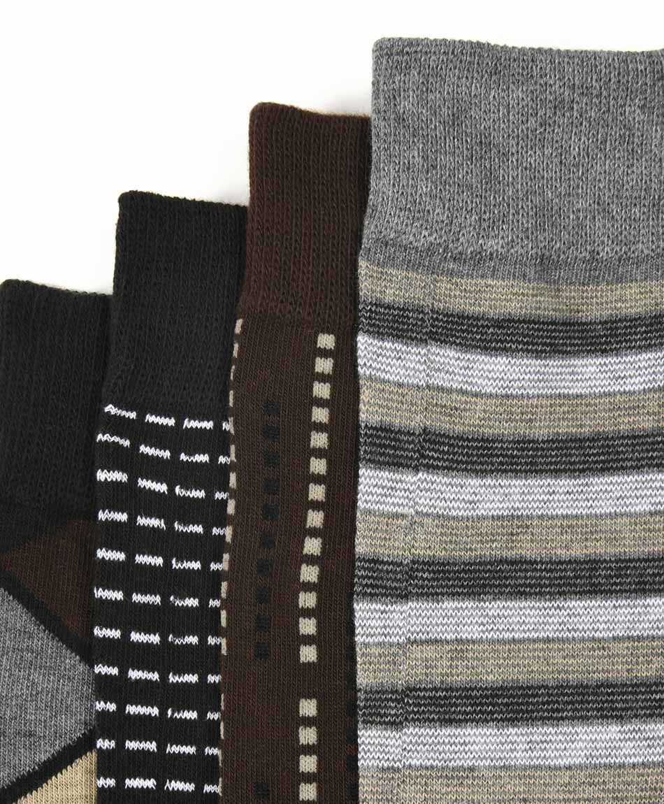 Pack 4 medias hombre dise&ntilde;os