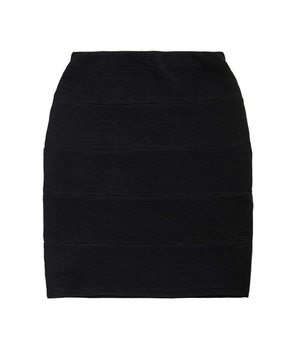 Pollera mujer rib tubo