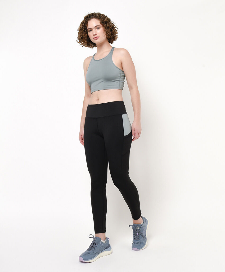 Calza deportiva mujer con bolsillo color
