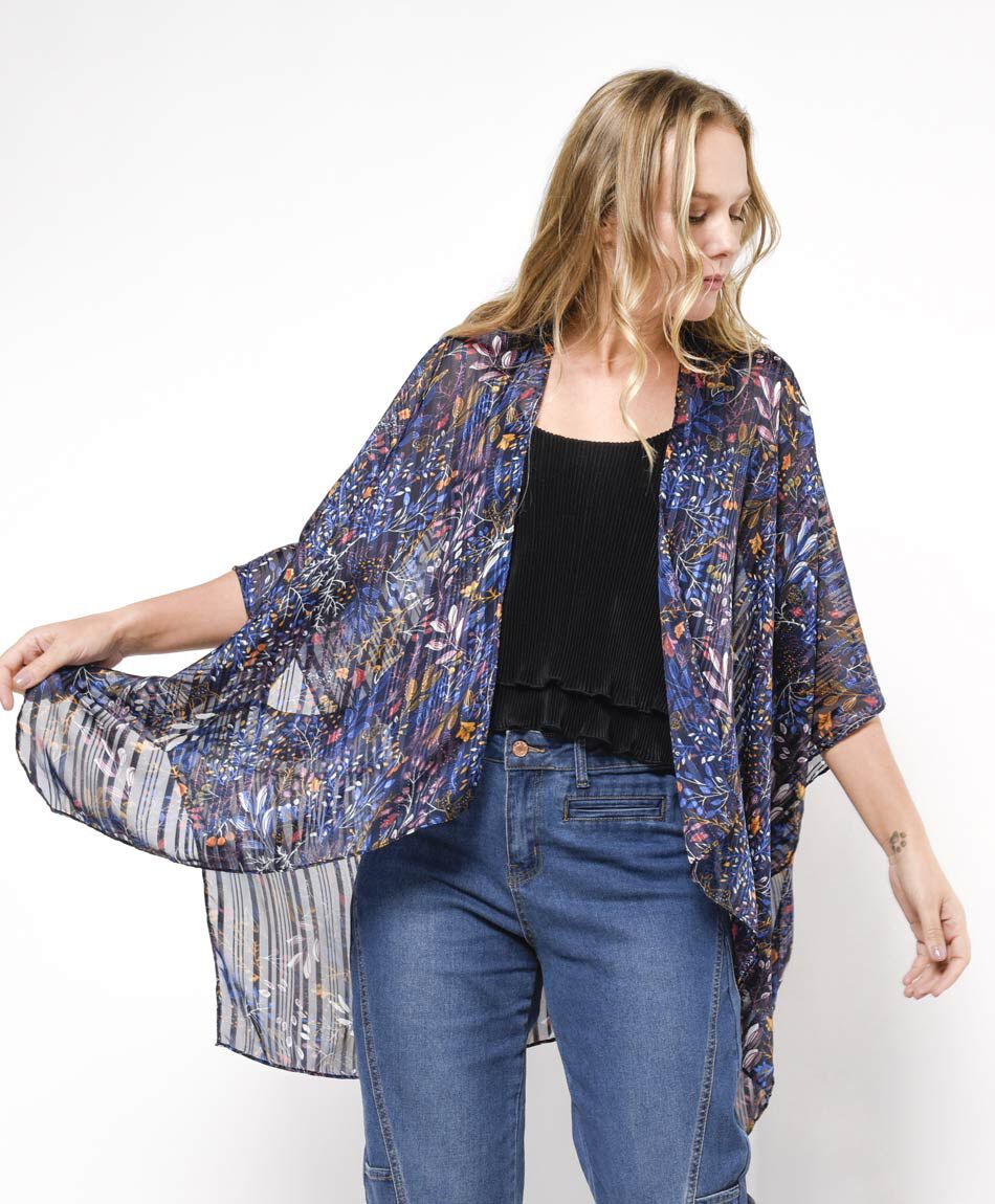 Pareo mujer blue flower