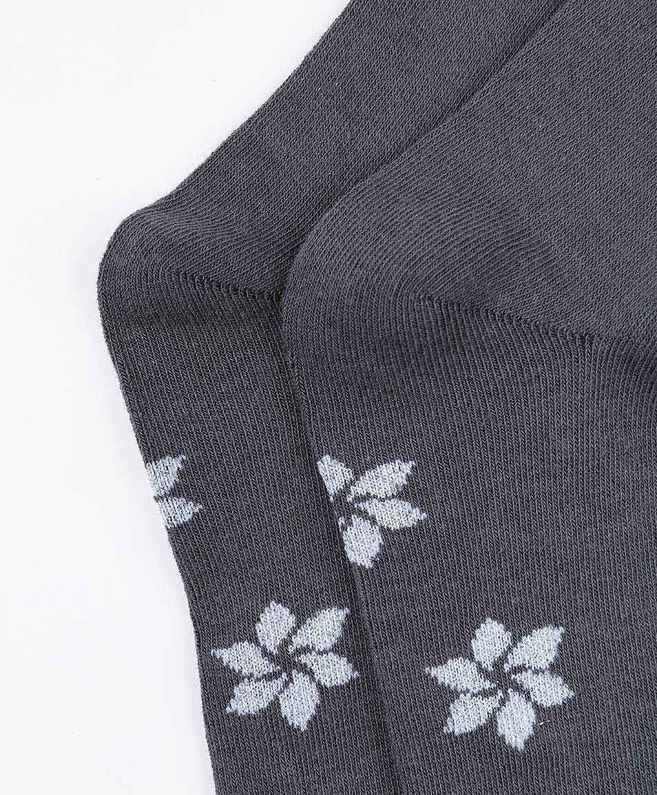 Panty escolar ni&ntilde;a flores blancas