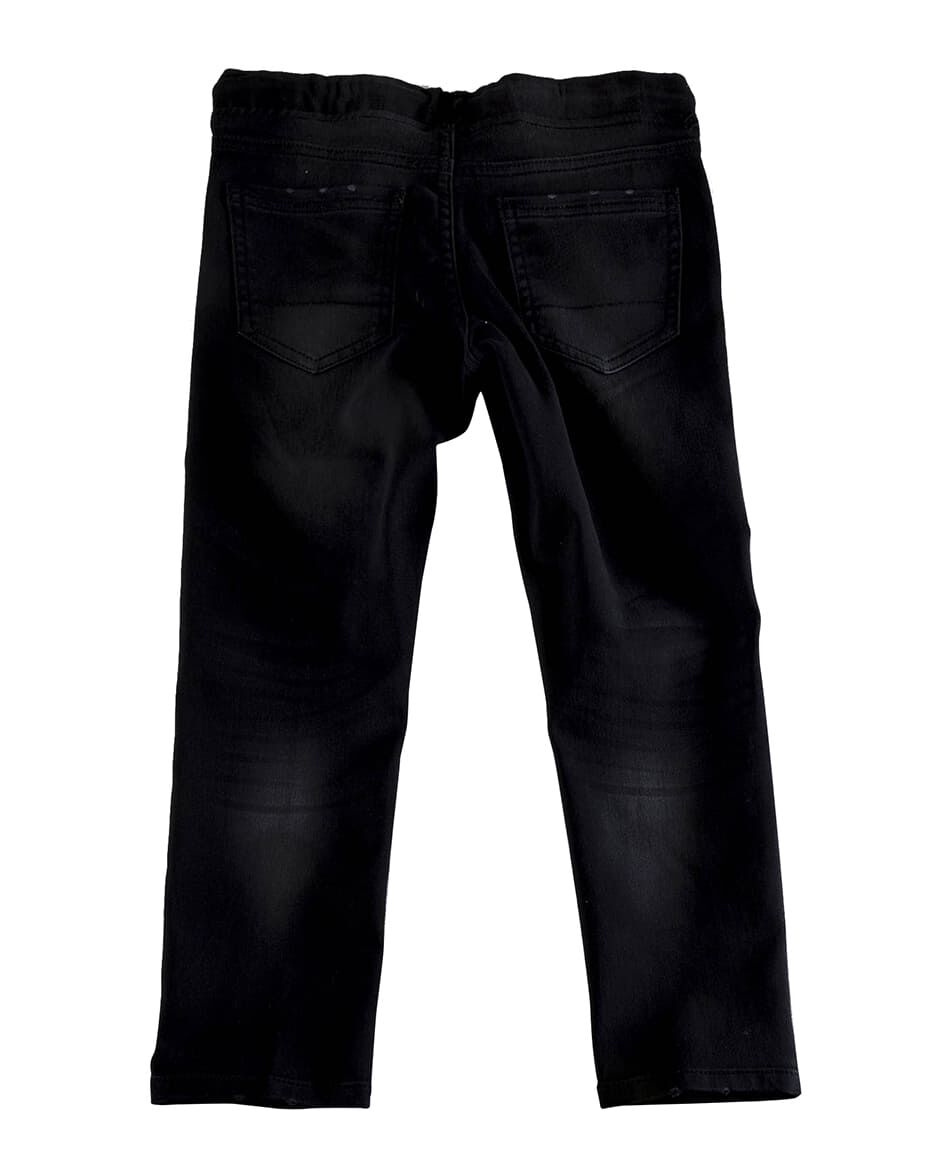 Jeans negro elasticado