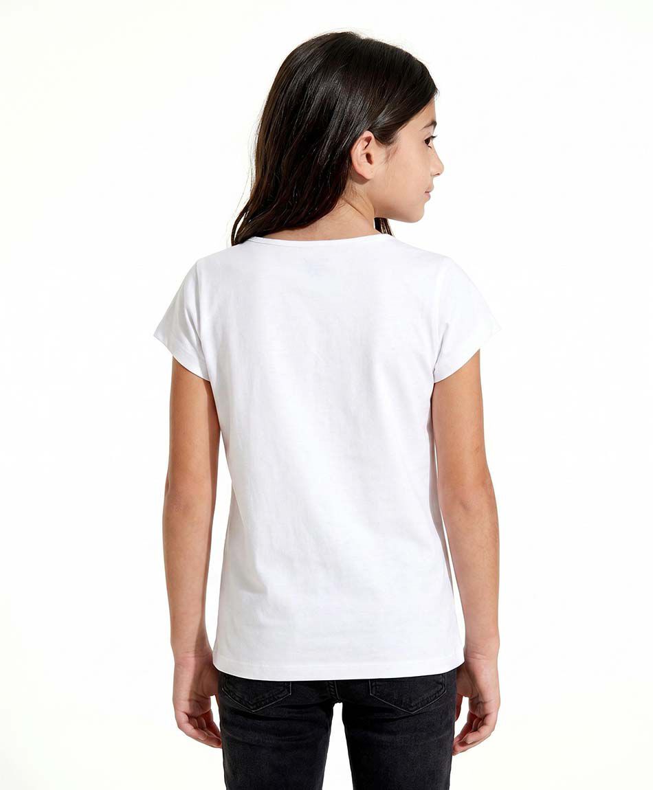 Remera ni&ntilde;a estampillas