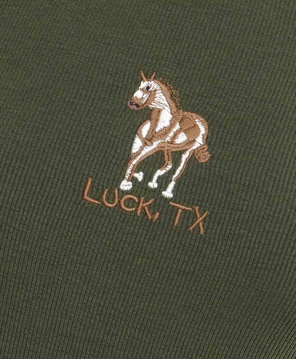 Remera mujer caballo bordado