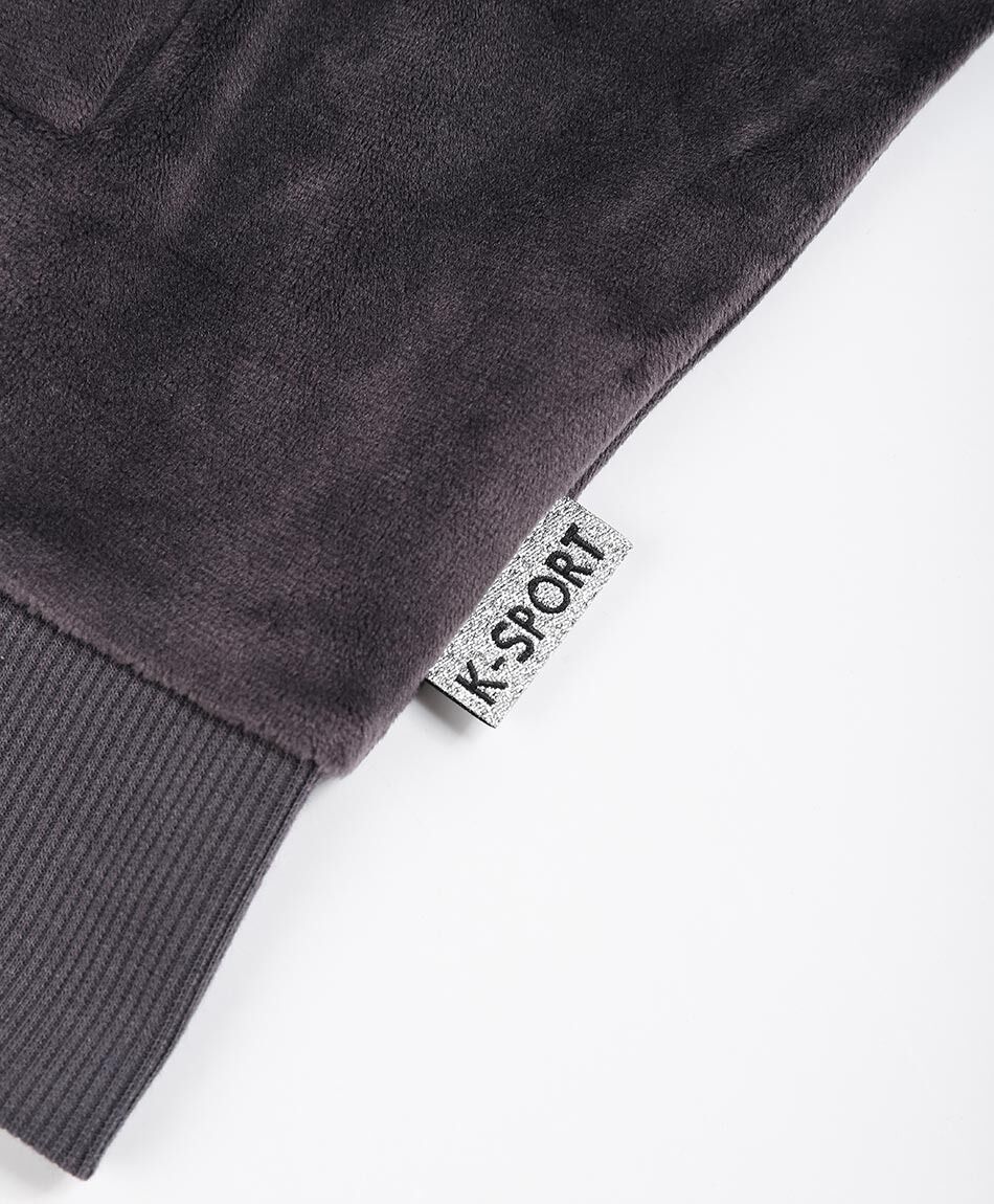 Buzo deportivo mujer plush grey