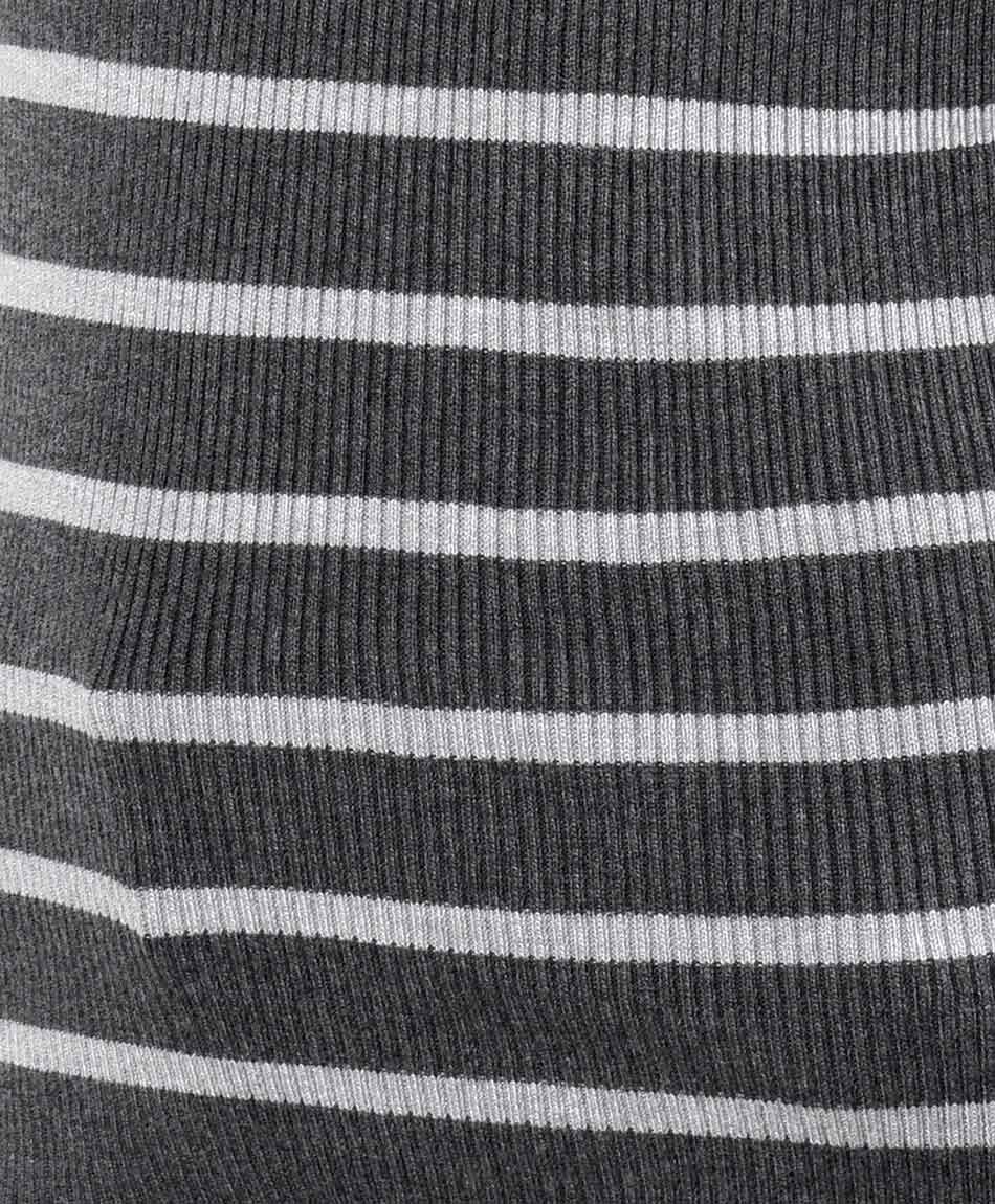 Sweater mujer l&iacute;neas gris