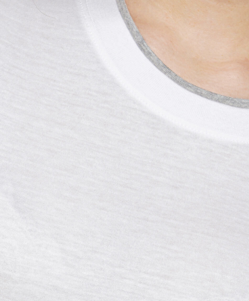 Remera mujer l&iacute;nea gris