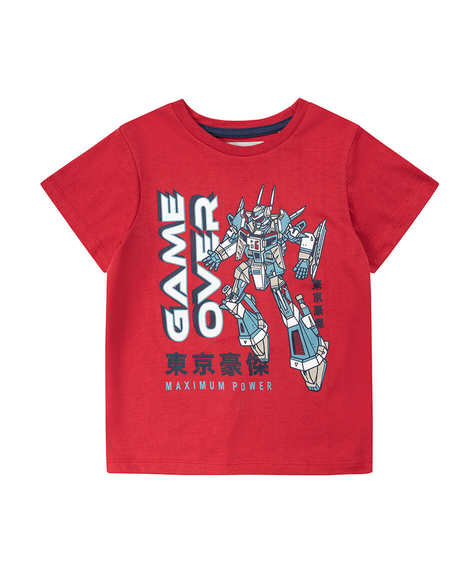 Remera beb&eacute; robot